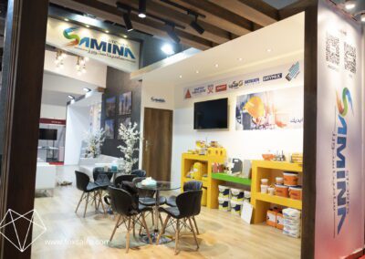 Samina Stores exhibition booth at Projects Exhibition Cairo Egypt 2022