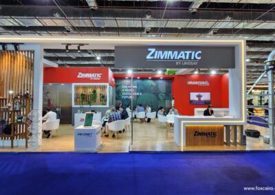 Lindsay - Zimmatic exhibition booth